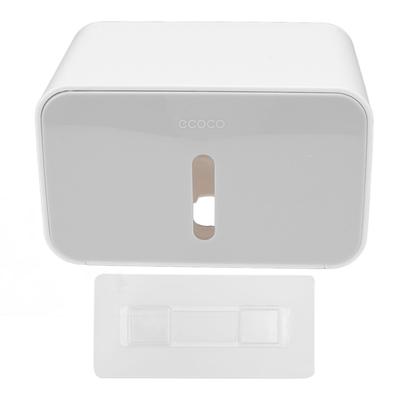 Toilet Paper Roll Box Cover Waterproof Punch Free Prevent Corrosion Wall Mounted Bathroom Tissue