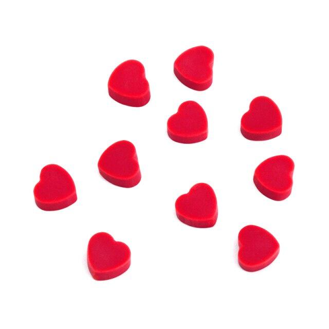 30 ks Love Heart Beads Polymer Clay Distanční korálky pro výrobu šperků Náhrdelník DIY