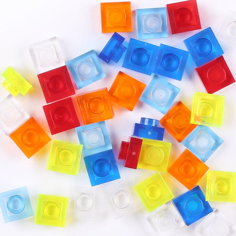 100pcs/lot MOC Parts 3024 Plate 1 x 1 Compatible Bricks DIY Assmble Building Blocks Particle Kid Puzzle Brain Toy Gift