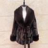 2025 New Winter Women's Fur Coat Imitation Fur European and American Fox Fur Coat New Gold Mink Fur Outer