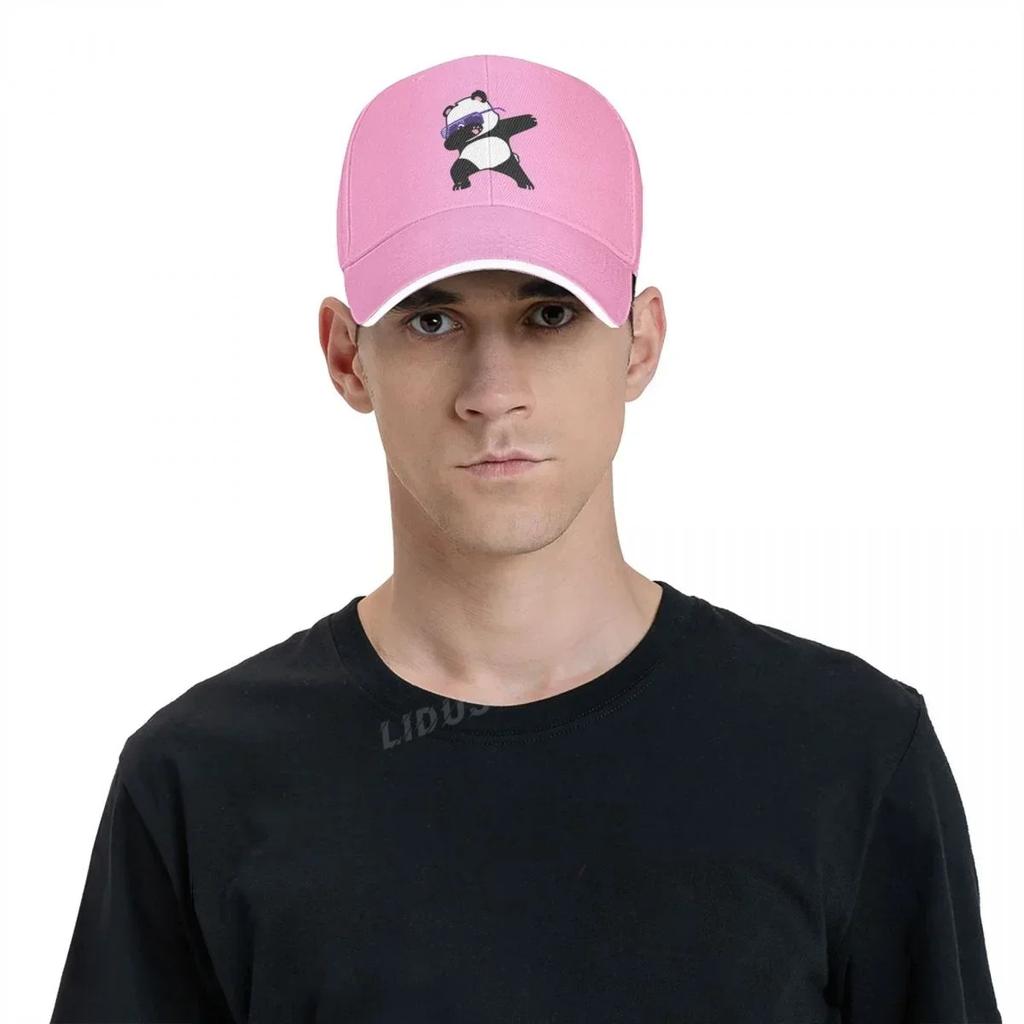 Summer New Cool Men Dancing Panda Baseball Cap Fashion Funny Print The Dabbing Panda Dad Hat Unisex Adjustable Snapback Hats