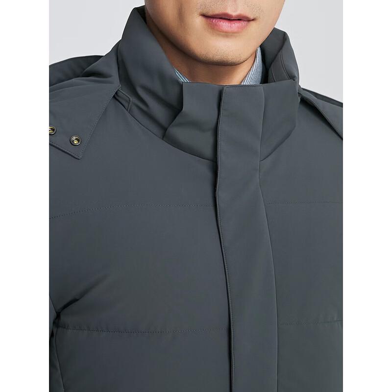 YOUNGOR Men's Stand Collar Goose Down Vest