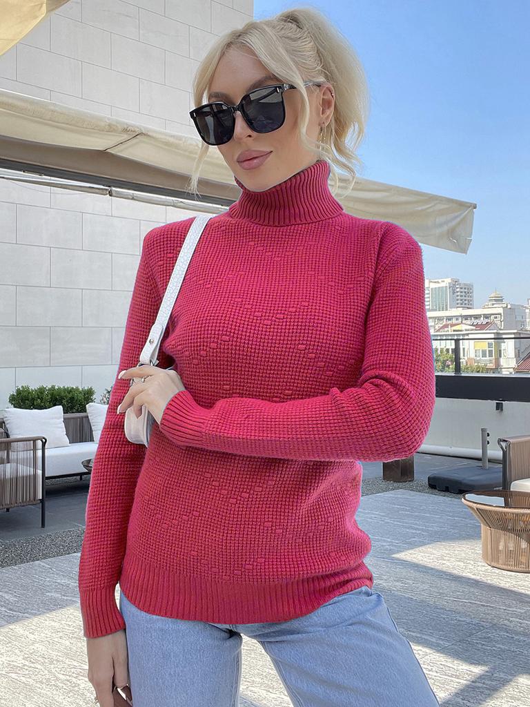 Cinemore Spring Autumn Women's Sweater Solid Oversize Casual Pullovers Warm Basic Long Sleeve Top O Neck Knitted Jumper Sweater
