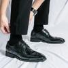 Brock British Korean Version High-end Suit Shoes Wedding Small Leather Shoes Men's Business Formal Wear Trendy Men's Shoes