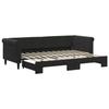 VidaXL Daybed with Trundle Bed Black 80x200 Cm Velvet 3197768