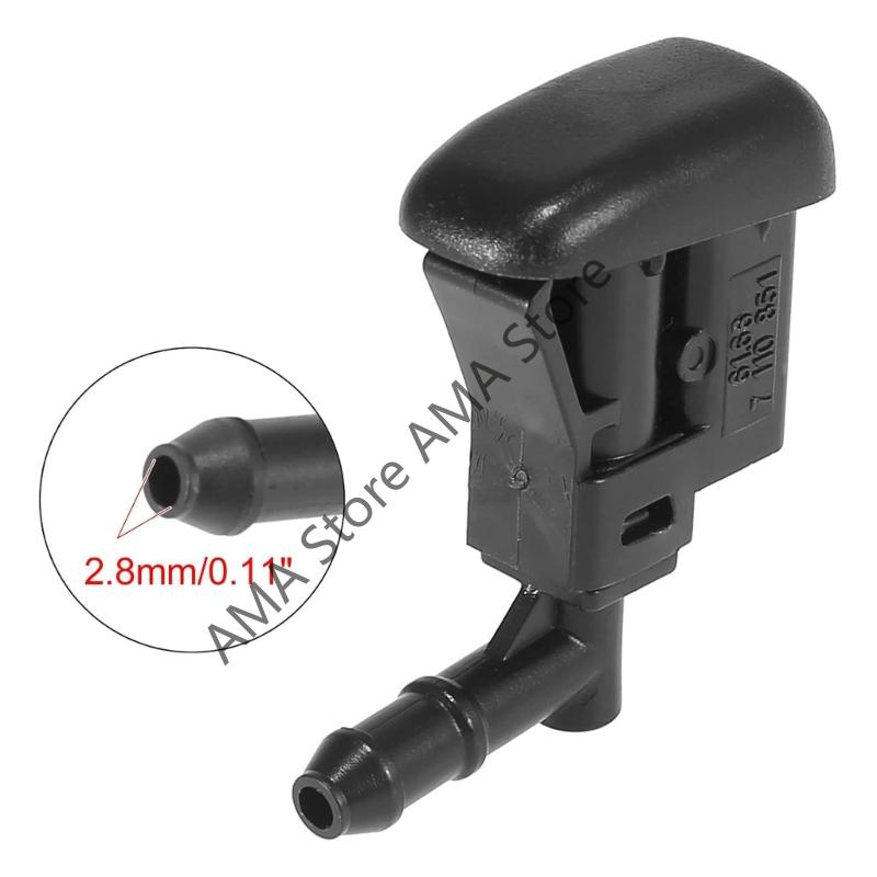 X7JF Upgraded Windshield Fluid Dispenser Accuracy Molded Sprays Nozzle for E46 320i