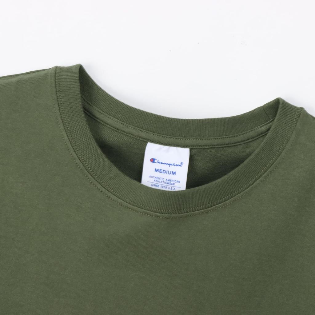 Cotton Dress with USA Script Long-sleeved, Crew-neck, 100% Logo, CW-W401-655-L