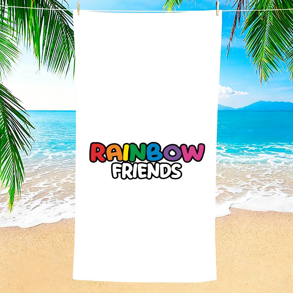 Game Rainbow Friends Towel Towel Soft Pool Gift For Travel Gym Shower Camping Quick Dry Sports Large Beach Towels