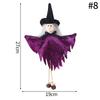 2025 Halloween Decoration Witch Hanging Pendant Pumpkin Black Cat Tree Ornaments Skeleton Charms for Festive Home Party Supplies
