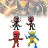Deadpool And Wolverine Adorable Pvc Figure Superhero Movie Cartoon Decoration