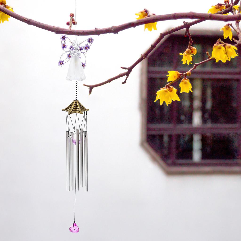 8Pcs Vintage Wind Chime Caps Zinc Alloy Wind Bell Toppers Garden Windchime Accessories Outdoor Decor Rust Resistant Elegant