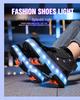 Luminous LED Roller Shoes and Retractable Wheel Skates for Kids and Adults