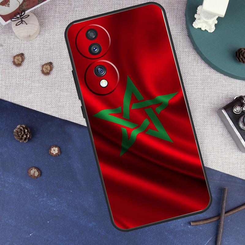 

Morocco Flag Moroccan Case For Honor Magic 8 Pro 5 6 7 Lite Cover For Honor 400 200 50 70 90 X8a X8b X9a X9b X9c Honor 400