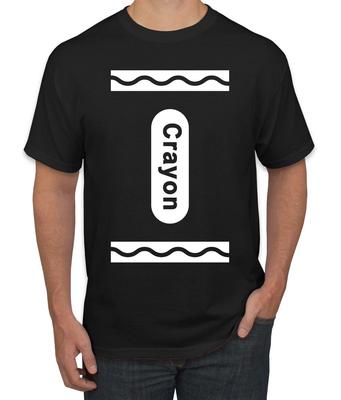 White Crayon Halloween Costume Men's T- Shirt