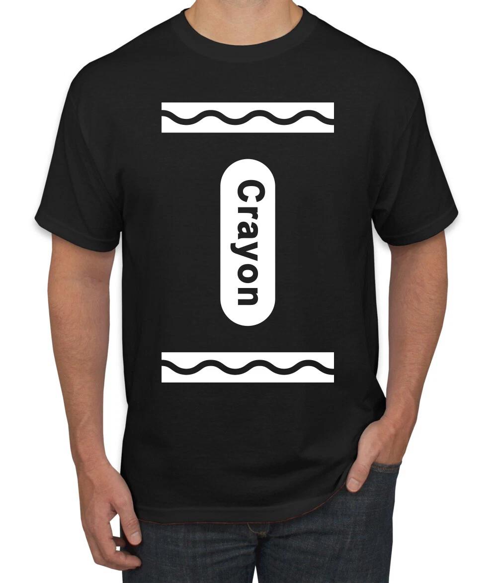 White Crayon Halloween Costume Men s T- Shirt M