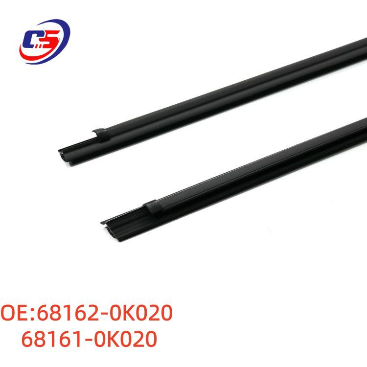 2005 Hilux 2-Door Exterior Glass Weatherstrip Water Deflector (68161-0K020, 68162-0K020)