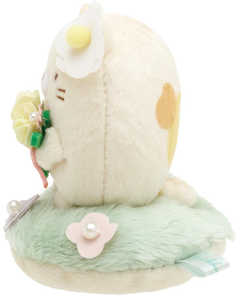 MO06201 Sumikko Gurashi "Flower Garden of Grass and Fairies" Flower Plush Cat