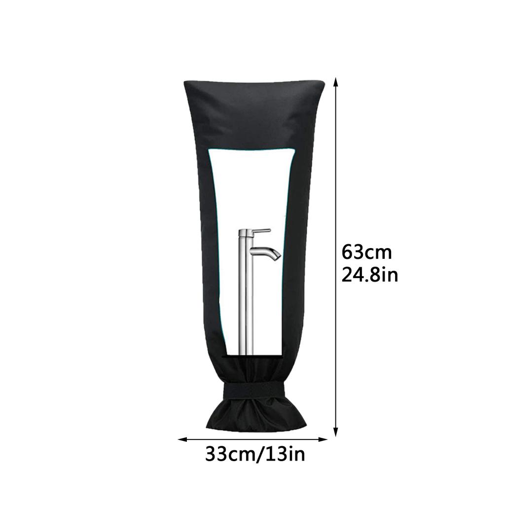 Wasserhahn Abdeckung Verdicken Isolierung Oxford Tuch Wasserdichte Beschichtung Außenwasserhahn Abdeckung für Winter