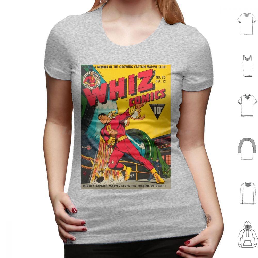 Whiz Comics 25 T Shirt 6xl Cotton Cool Tee Shazam Captain Golden Age Comics Superhero Retro 1940s Vintage Classic Old Graphic