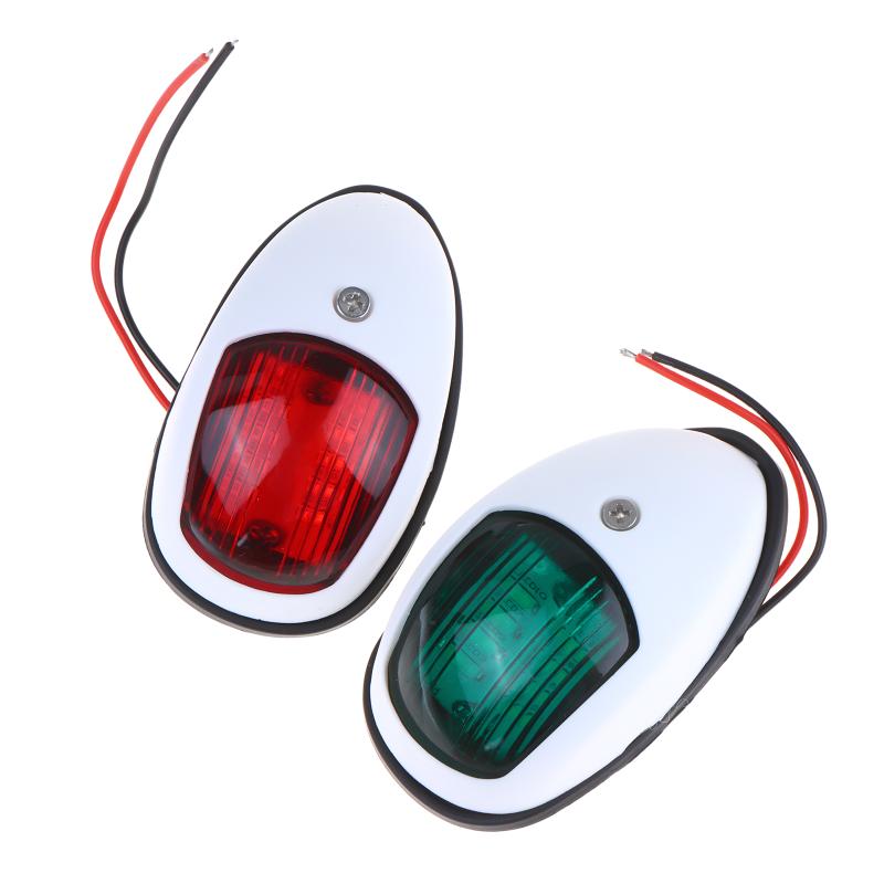 Yacht 12V LED Waterproof Sounding Light Red and Green Marine Lamp for Night Safety Boat