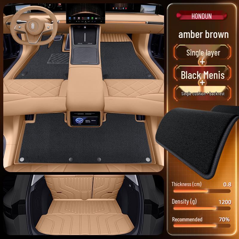 2026 Hongqi S9 TPE Floor Mats: Full Set Interior Carpet for Five Seats