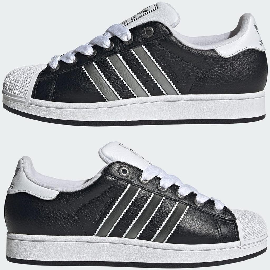 Adidas Superstar II Core Size JQ3209, Black/Matte Silver/Cloud White, 24.0cm