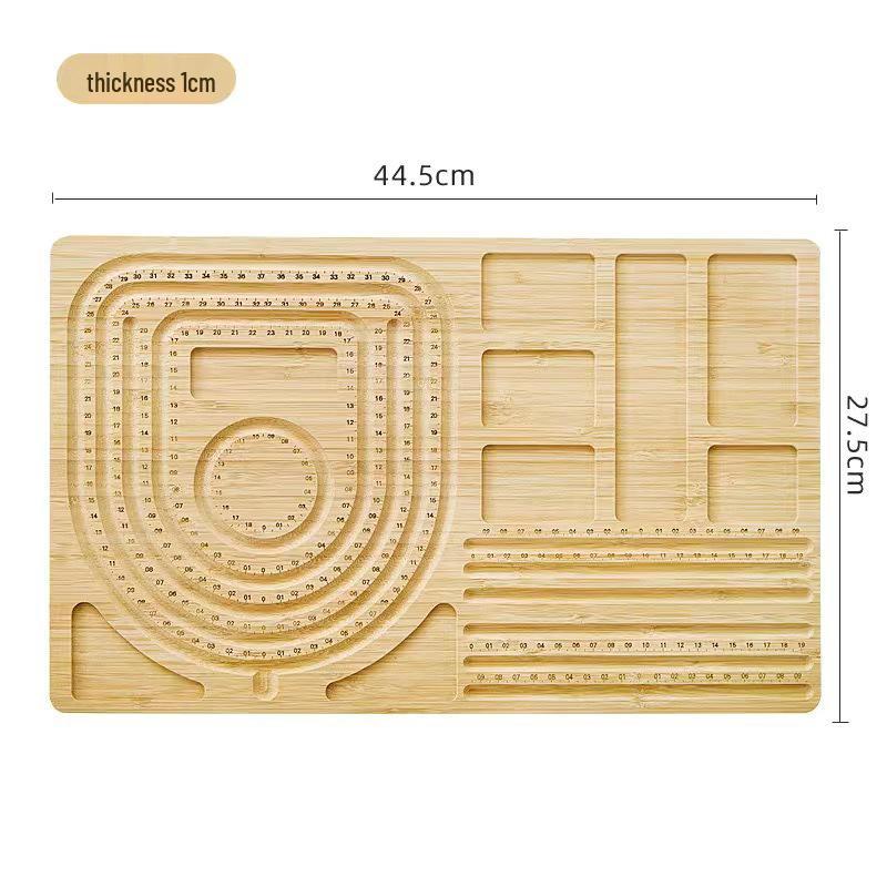 Beaded Bracelet & Necklace Weaving and Storage Tool Plate