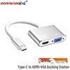 Zonwan Multi-Port USB/Type-C Hub & Docking Station