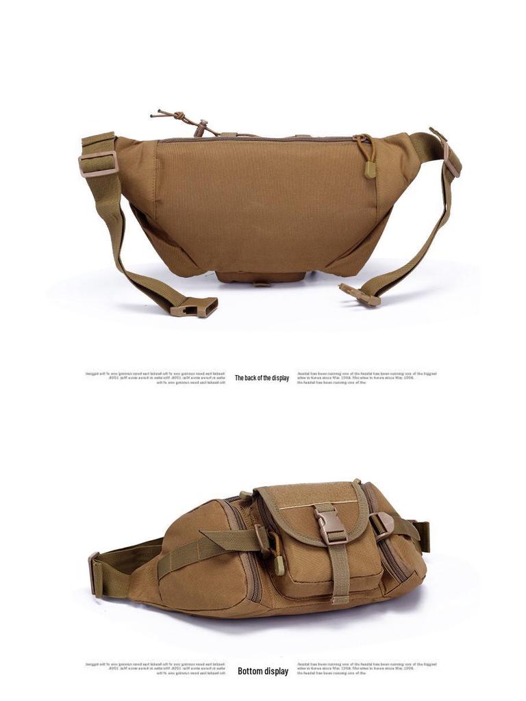 Large Waterproof Tactical Waist Bag: Multifunctional, Wear-Resistant for Outdoor Sports, Cycling, Hiking