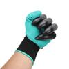 Gardening Work Gloves Puncture Resistant Waterproof Breathable Garden Gloves with Claw for Digging Planting