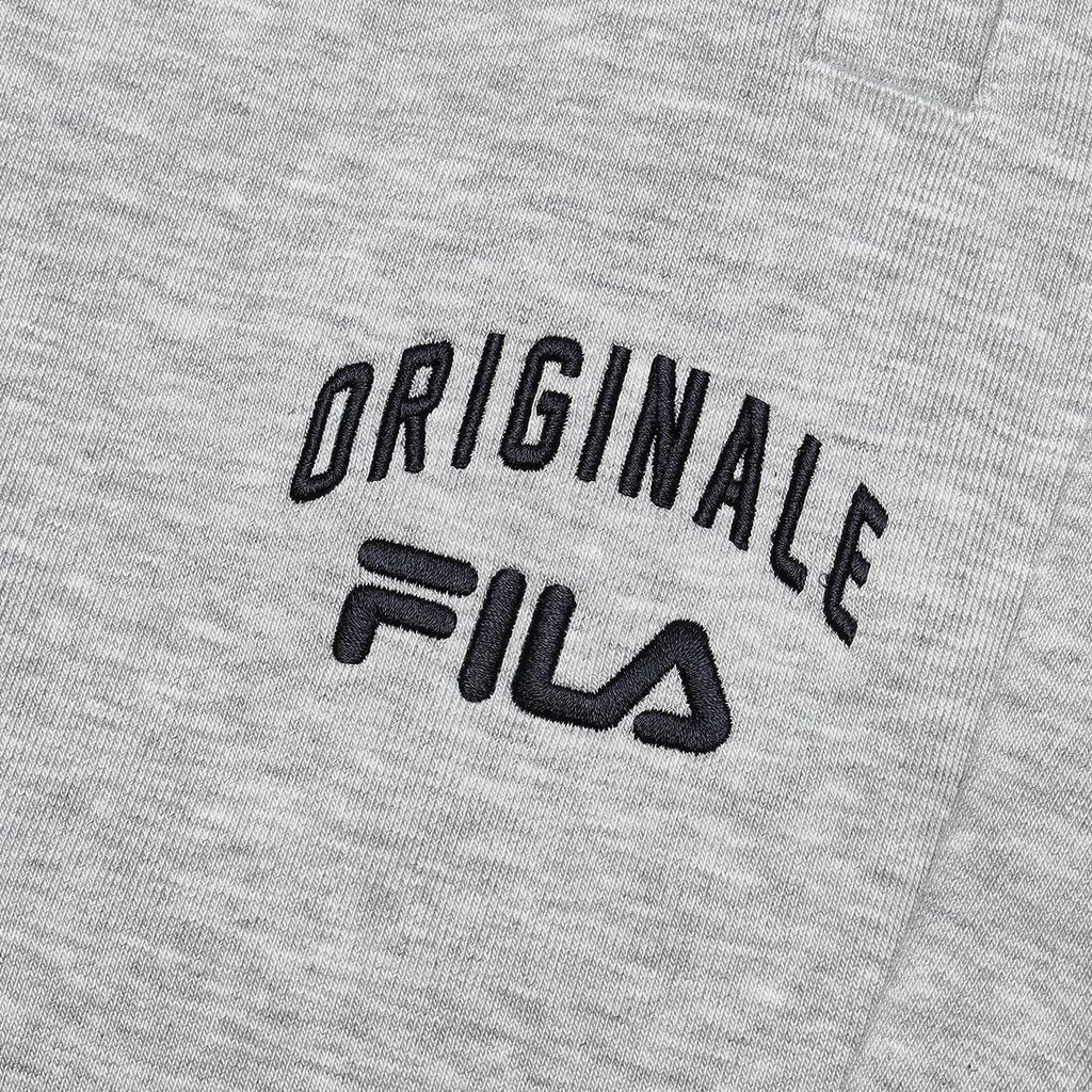 Fila Embroidered Letter Cuffed Knit Sports Pants Men Bottoms Light-Floral-Gray F11M349601F-MG