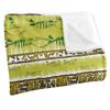 JQ Licensing Tiki Tropical Silky Patterned Soft Touch Blanket