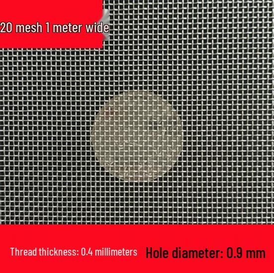 304 Edelstahlgewebe, 6-500 Maschen, Industrielles verdicktes Metalldrahtfilter.