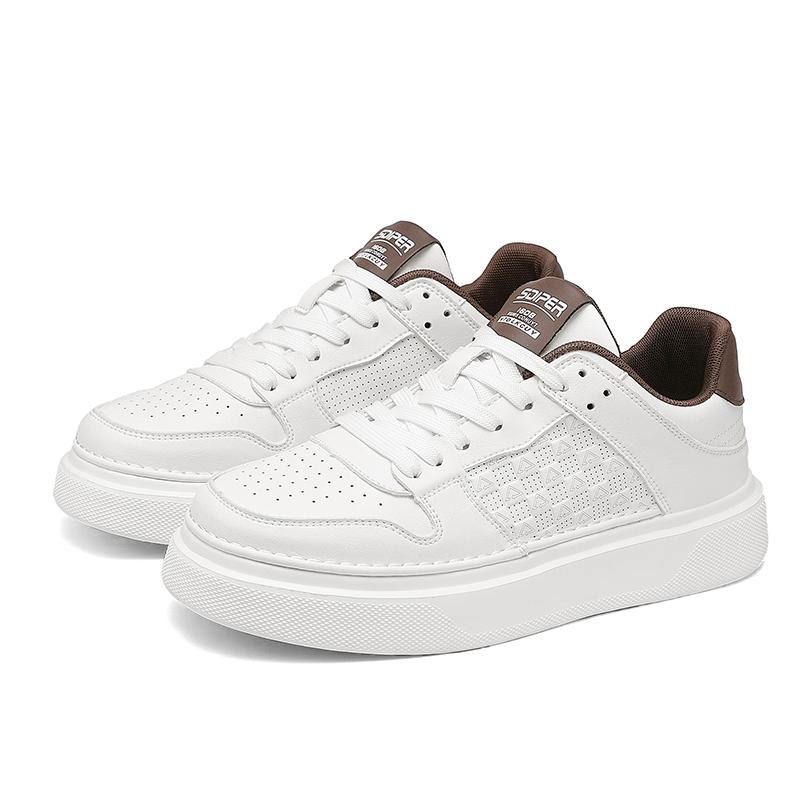 New Casual High-Quality Versatile Casual White Sneakers Fashion Trendy Men's Shoes High-Quality Sports Shoes Breathable Com