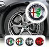 4Pcs Car Emblem Wheel Hub Center Cover Car Accessories For 156 159 147 4C 8C 166 Giulia Giulietta Mito Stelvio Spider
