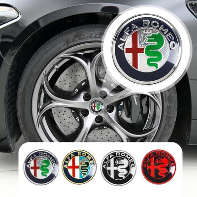 4 Stuks Auto Embleem Wielnaaf Centerkap Auto Accessoires Voor 156 159 147 4C 8C 166 Giulia Giulietta Mito Stelvio Spider