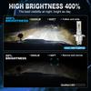 2Pcs 9003 H4 LED Headlight Bulbs High and Low Beam Canbus Fanless Head Light for Car Motorcycle Super Bright Automotive Headlamp Plug&Play 6000K White