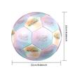 Ronaldo's Soccer Journey Size 5 Soccer Football Machine Sewn Indoor/Outdoor Training and Matches Ideal for Soccer Enthusiasts
