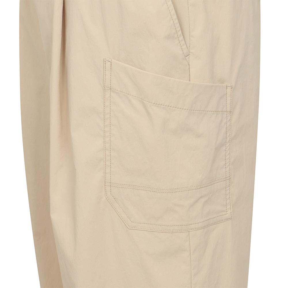 MALBON GOLF Shirt-Style Loose Fit Jumpsuit Beige (Woman)