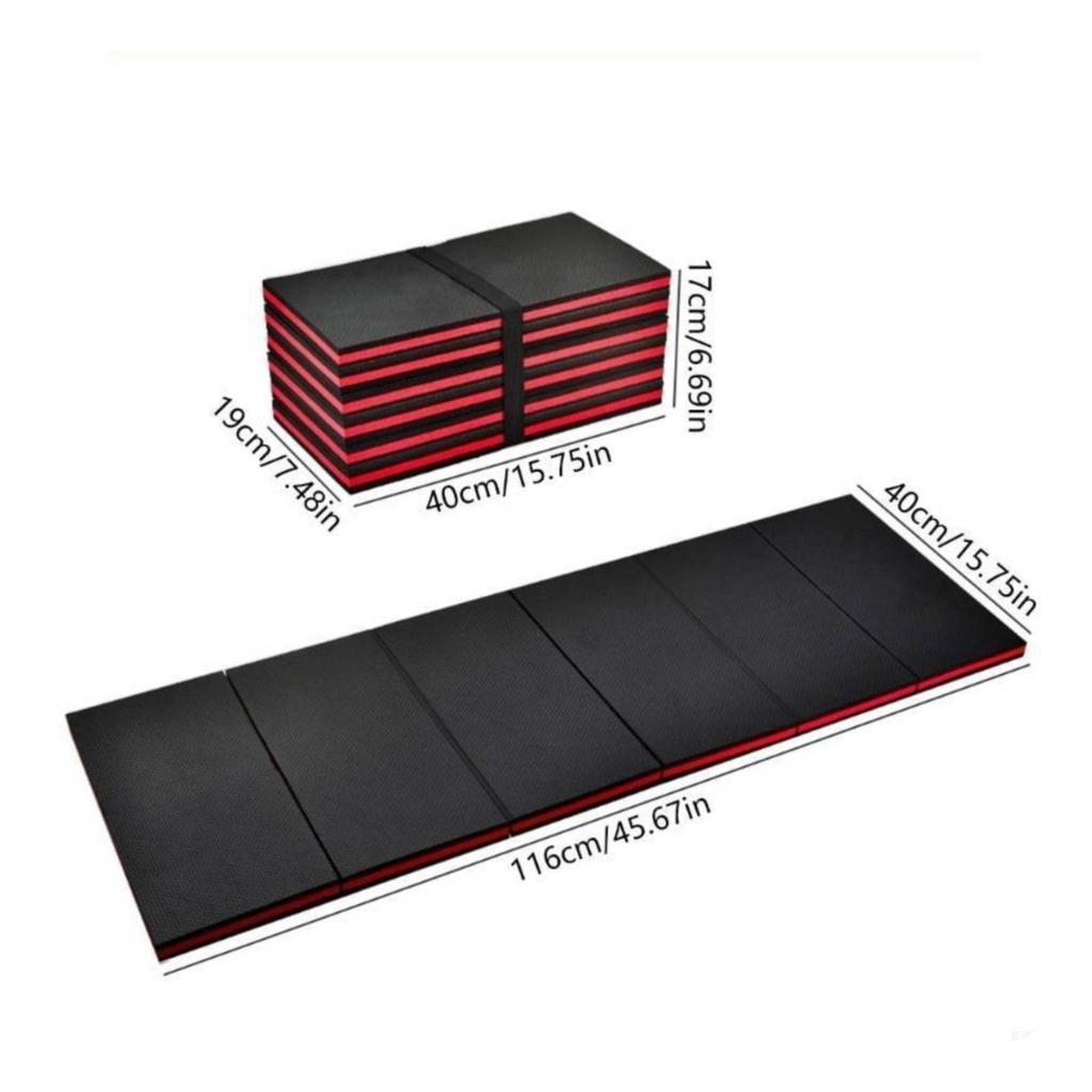 Foldable EVA Mat Lightweight Kneeling Pad with Handle Folding