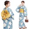 [Fuuka] Fuuka Yukata and Heiko Obi (Sash) 2-Piece Set, Women's Free Size (Heiko ObiMade in Japan) (X2317B152, Free Size)
