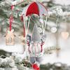 Christmas Decorations Gnomes Santa, 1pc Christmas Faceless Parachute Elderly Parachute Christmas Window Hanging Decorative Gifts