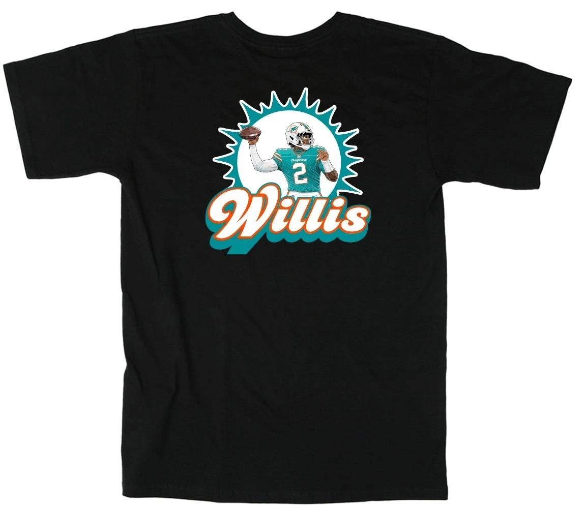 Malik Willis Logo Dolphins Shirt T-Shirt XS