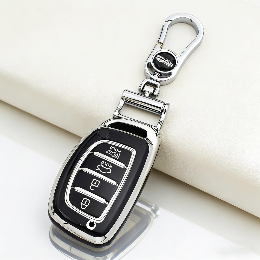 4 Buttons TPU Car Remote Key Case Cover for Hyundai Tucson Ix35 Ix45 I10 I30 I40 Santa Fe Rena Sonata Elantra Creta Shell Fob