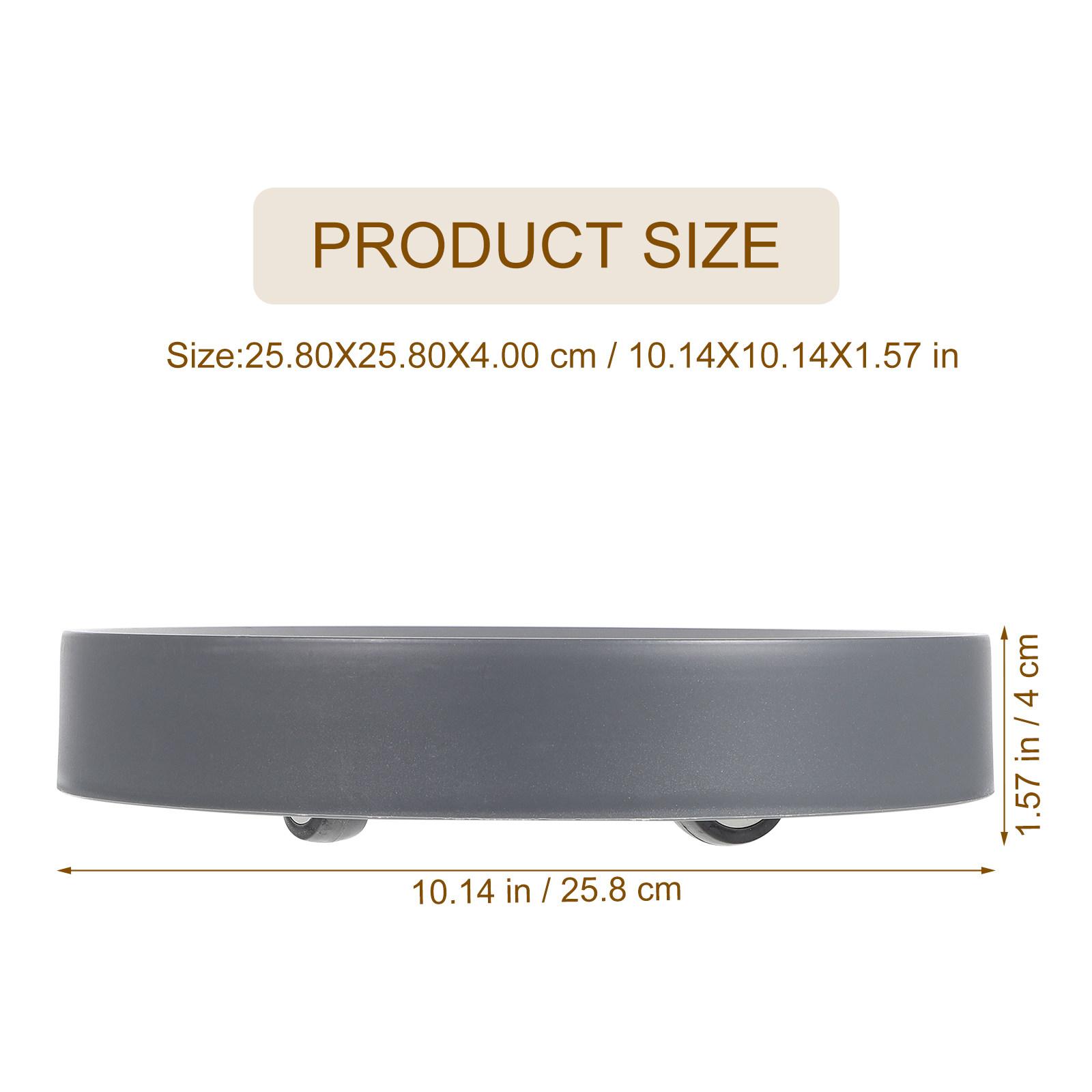 

Sturdy Plant Dolly with Strong Bearing Thicker Rolling Stand for Pots Scratch Resistant Floor Safe Flower Pot Saucers Trolley