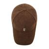Autumn Winter Corduroy Baseball Cap Women Retro Cap Men Outdoor Hard Top Cap