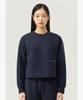 LECOQ Women'S Cushioned Sweatshirt - Navy (Qq122Lfs11)