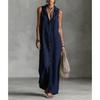 New Arrival Women's Sleeveless Long Maxi Dress, Summer Casual Dress for Women European American Style