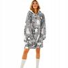 Kocobluza Kot Kotek Oversize Ciepła Bluza Koc Kocyk Z Kapturem Zimowa