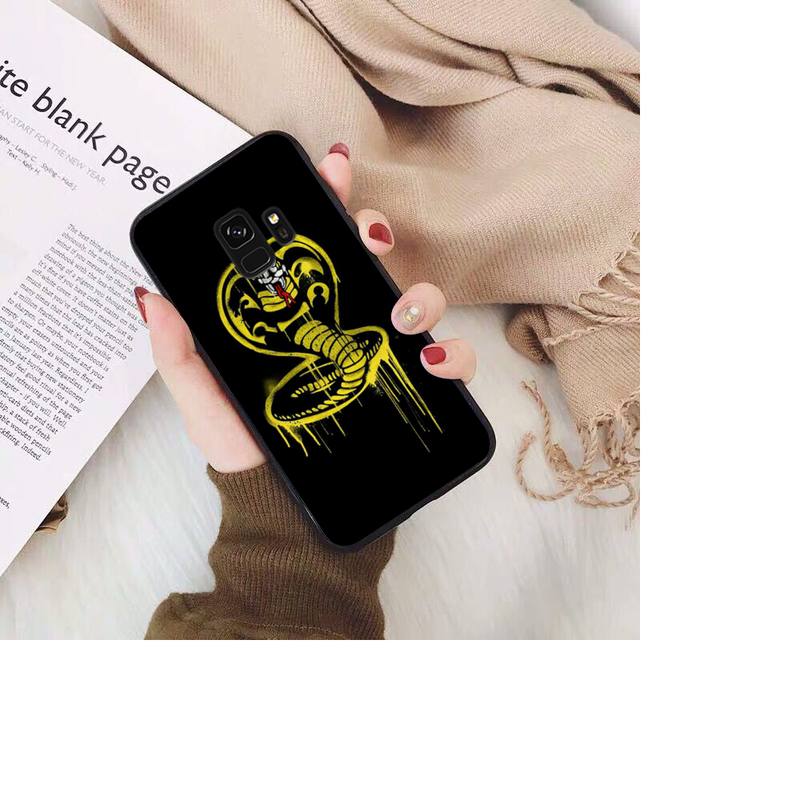 Cobra Kai Schlange Handyhülle für Samsung Galaxy S20 S10 Plus S10E S5 S6 S7edge S8 S9 S9Plus S10lite 2020